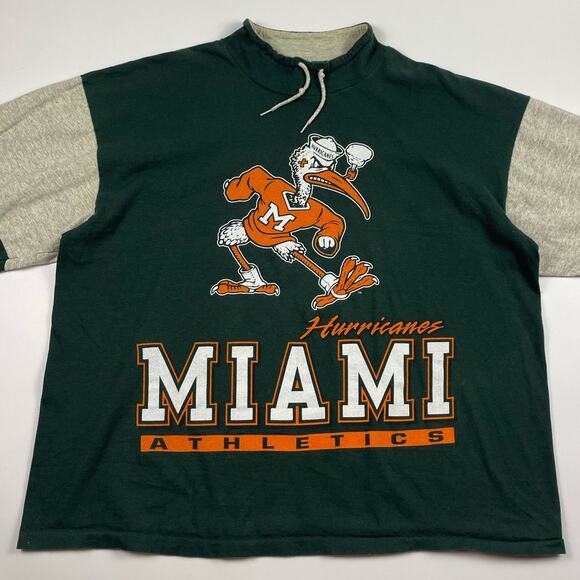 Vintage Miami Hurricanes Football NCAA University Sweater / Crewneck Size XL - Picture 2 of 8